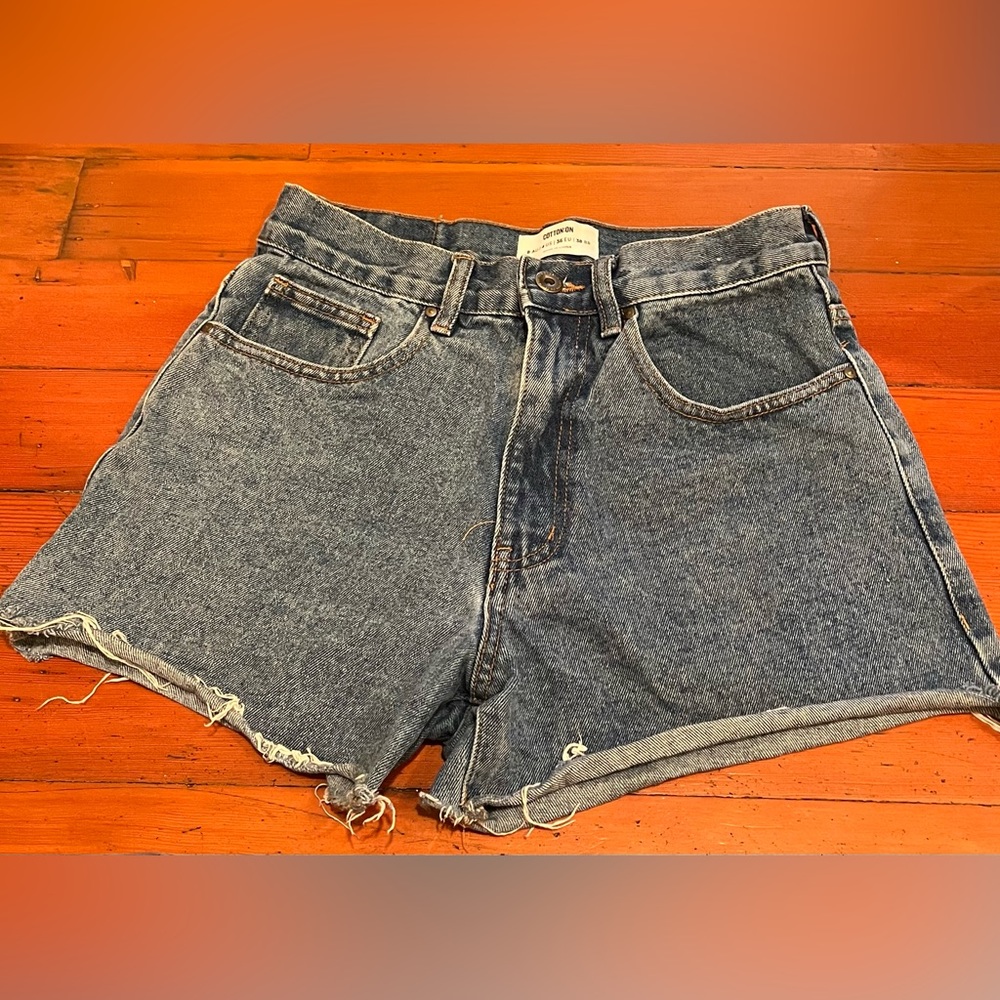 Cotton on Blue denim shorts